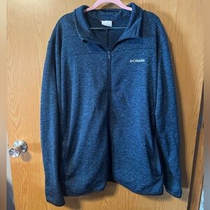 Columbia Blue Full-Zip Jacket